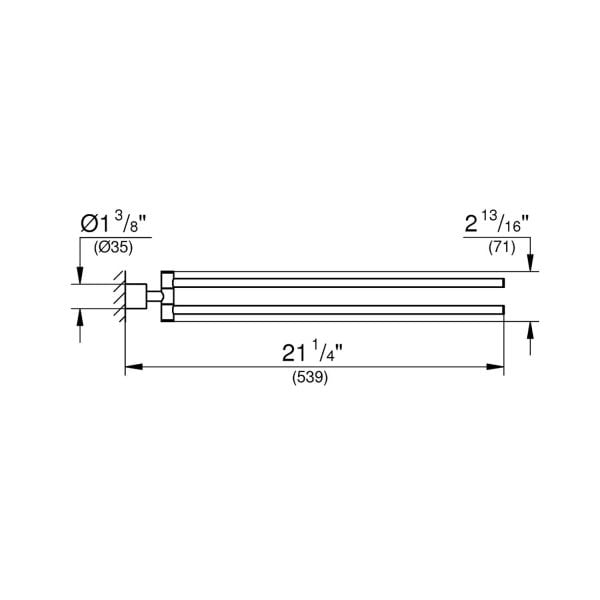 Grohe Atrio Ikili Havluluk 40308003