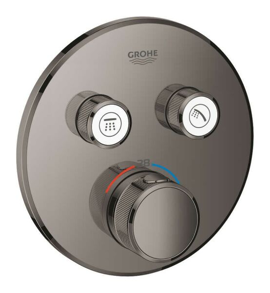 Grohe SmartControl Çift Valfli Akış Kontrollü, Ankastre Termostatik Duş Bataryası - 29119A00