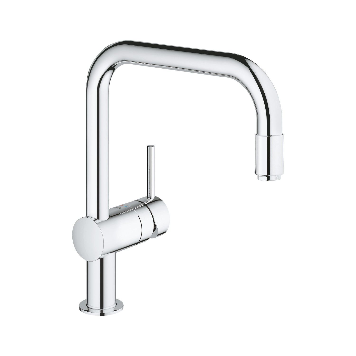 Grohe Eviye Bataryası Spiralli Tek Akışlı Minta Krom - 32067000