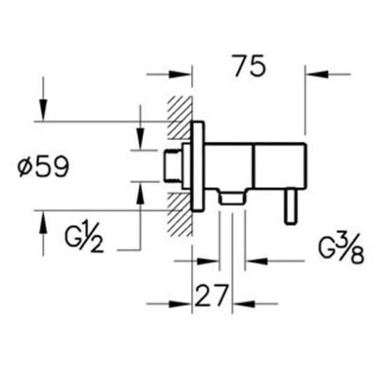 VitrA Origin A4521426 Ara Musluk, Bakır