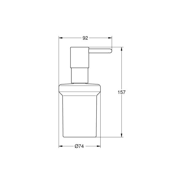 Grohe Sıvı Sabunluk Essentials Duvara Monte Tutacağı Hariç 40394001