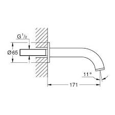 Grohe Atrio New Bath Spout Exp