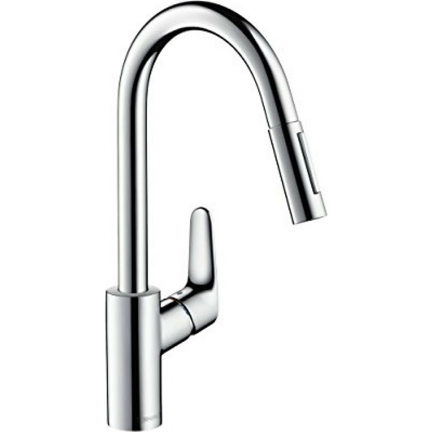 Hansgrohe Focus E2 240 Pull-Out Tek Kollu Evye Bataryası