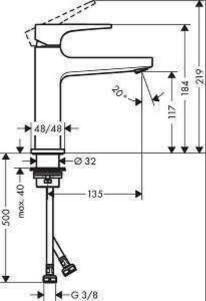 Hansgrohe Metropol Lavabo Bataryası - 32507140