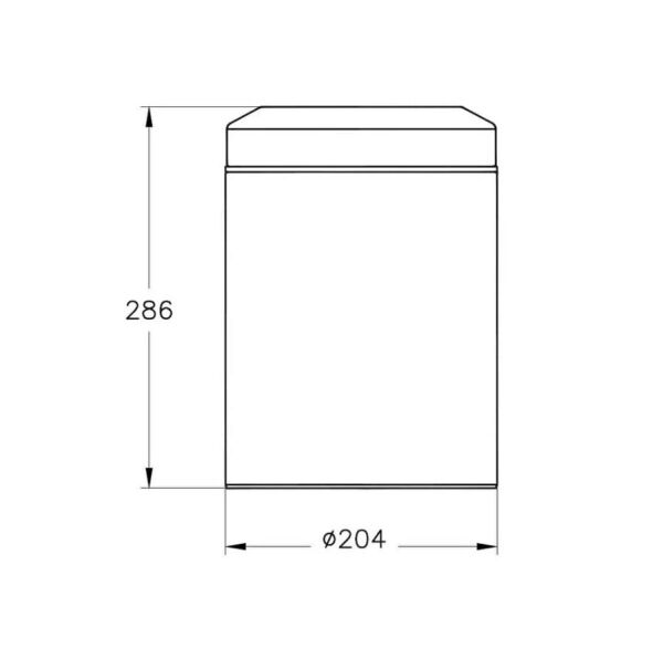 VitrA BASE200 Çelik Çöp Kovası (5l) - A44151