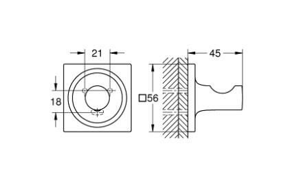 Grohe Allure Bornoz Askısı - 40284DL1