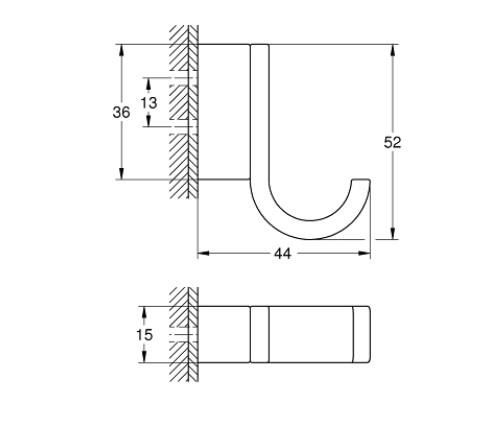 Grohe Selection Tekli Havlu Askısı - 41039DA0