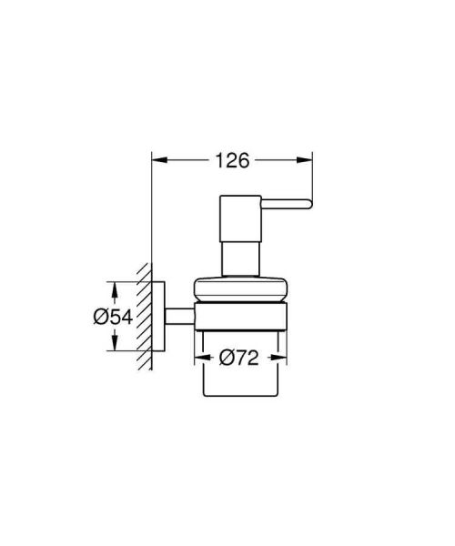 Grohe Essentials Sıvı Sabunluk Seti - 40448001