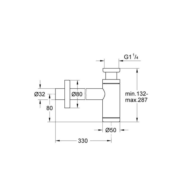 Grohe Sifon 1 1/4'' - 28912GN0