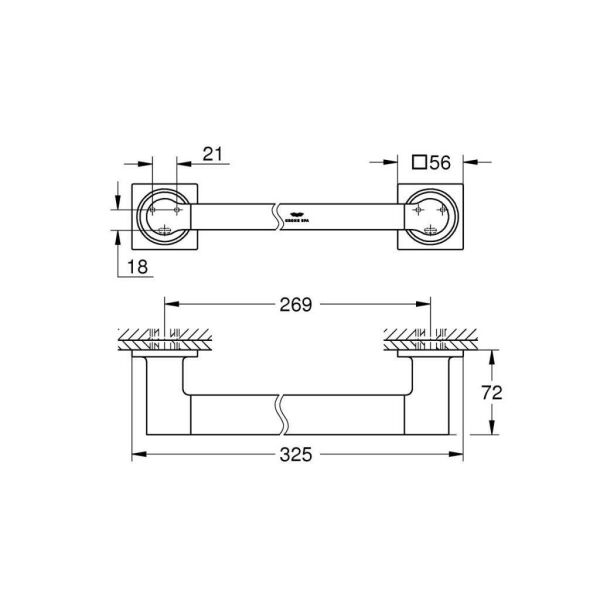 Grohe Allure Tutamak - 40955001