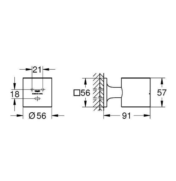 Grohe Alluree Bardaklık Tutacağı - 40278001