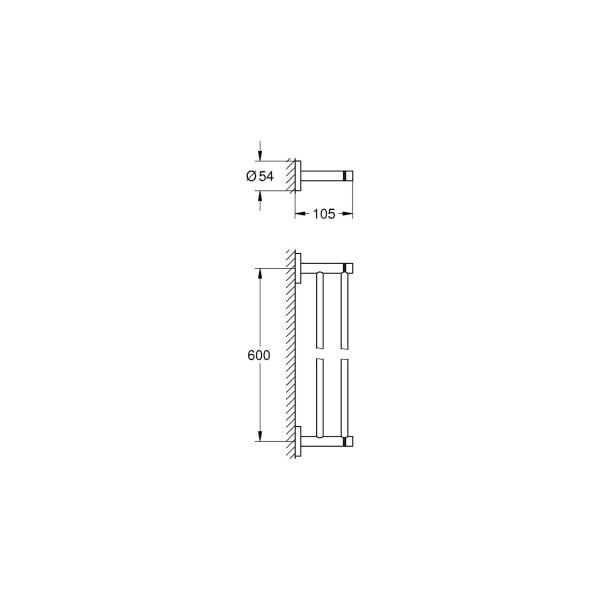 Grohe Essentials İkili Havluluk 40802A01