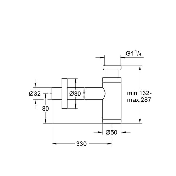 Grohe Sifon 1 1/4'' - 28912A00