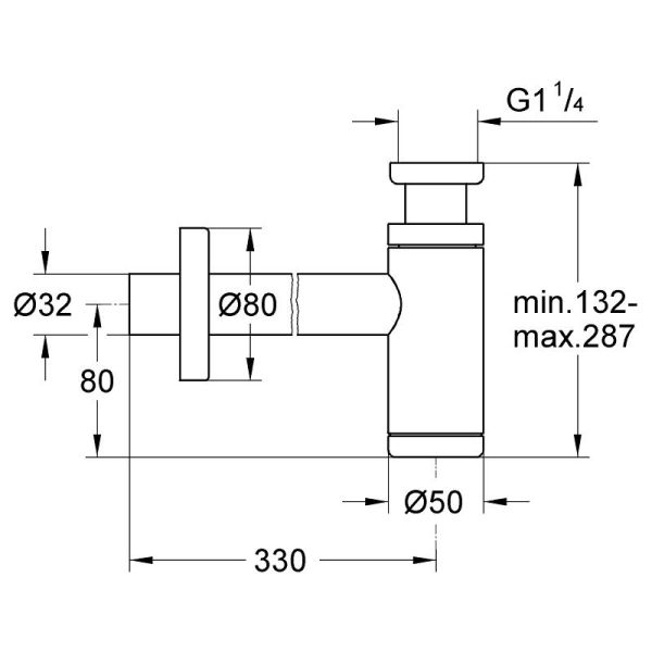 Grohe Sifon 1 1/4'' - 28912DL0