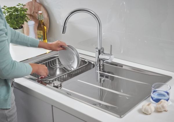 Grohe K400 Tek Hazneli Eviye Paslanmaz Çelik - 31566SD0