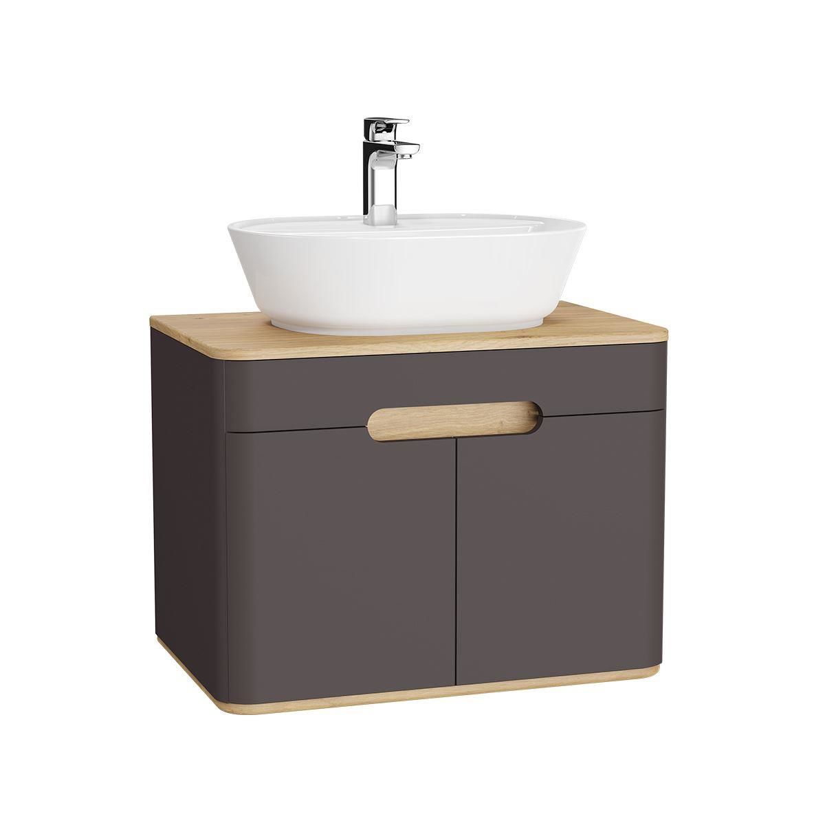 VitrA Sento Lavabo Dolabı, 70 cm, Tezgahüstü Lavabo İçin - 62351