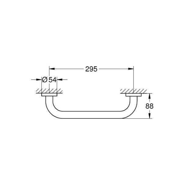 Grohe Essentials Banyo Tutamağı Tutunma Barı - 40421001