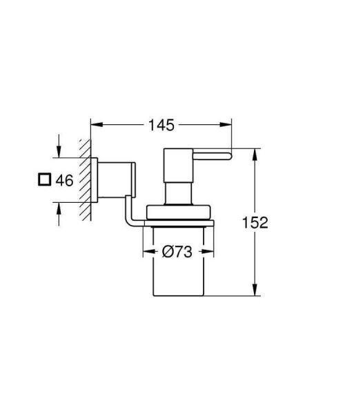 Grohe Allure Sıvı Sabunluk Banyo Aksesuarı - 40363000