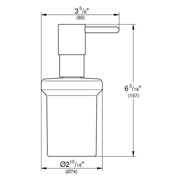 Grohe Sıvı Sabunluk Camı ve Pompaso Essentials - 40394DA1