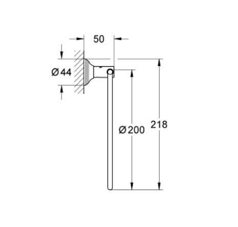 Grohe Essentials Halka Havluluk - 40655001