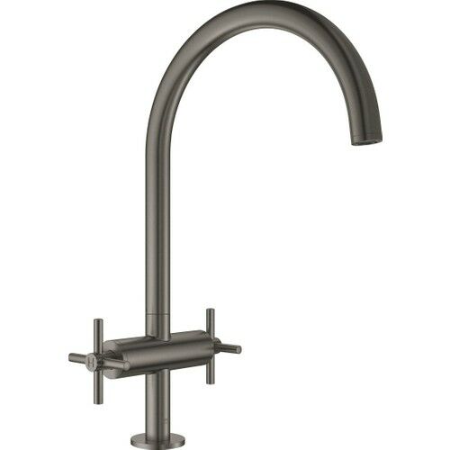 Grohe Atrio Eviye Bataryası Brushed Hard Graphite-30362AL0