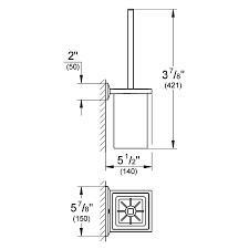 Grohe Allure Brilliant Tuvalet Fırçalığı Banyo Aksesuarı - 40500000