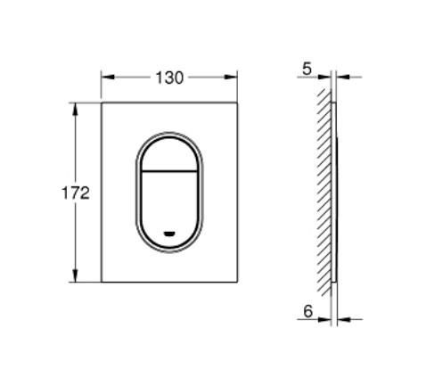 Grohe Arena Cosmopolitan S Kumanda Paneli - 37624A00