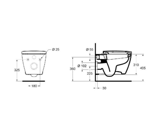 Ideal Standard Concept Asma Klozet - E785301