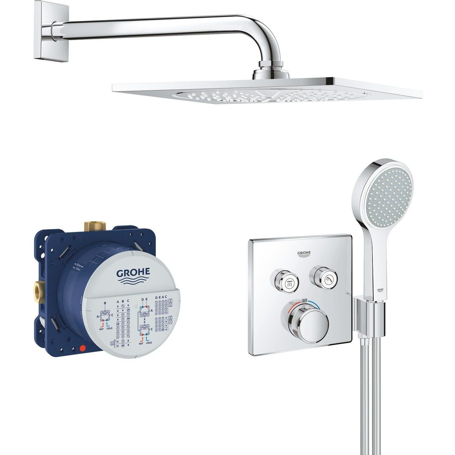 Grohe Grohtherm Smartcontrol Perfect Shower Set (34742000)