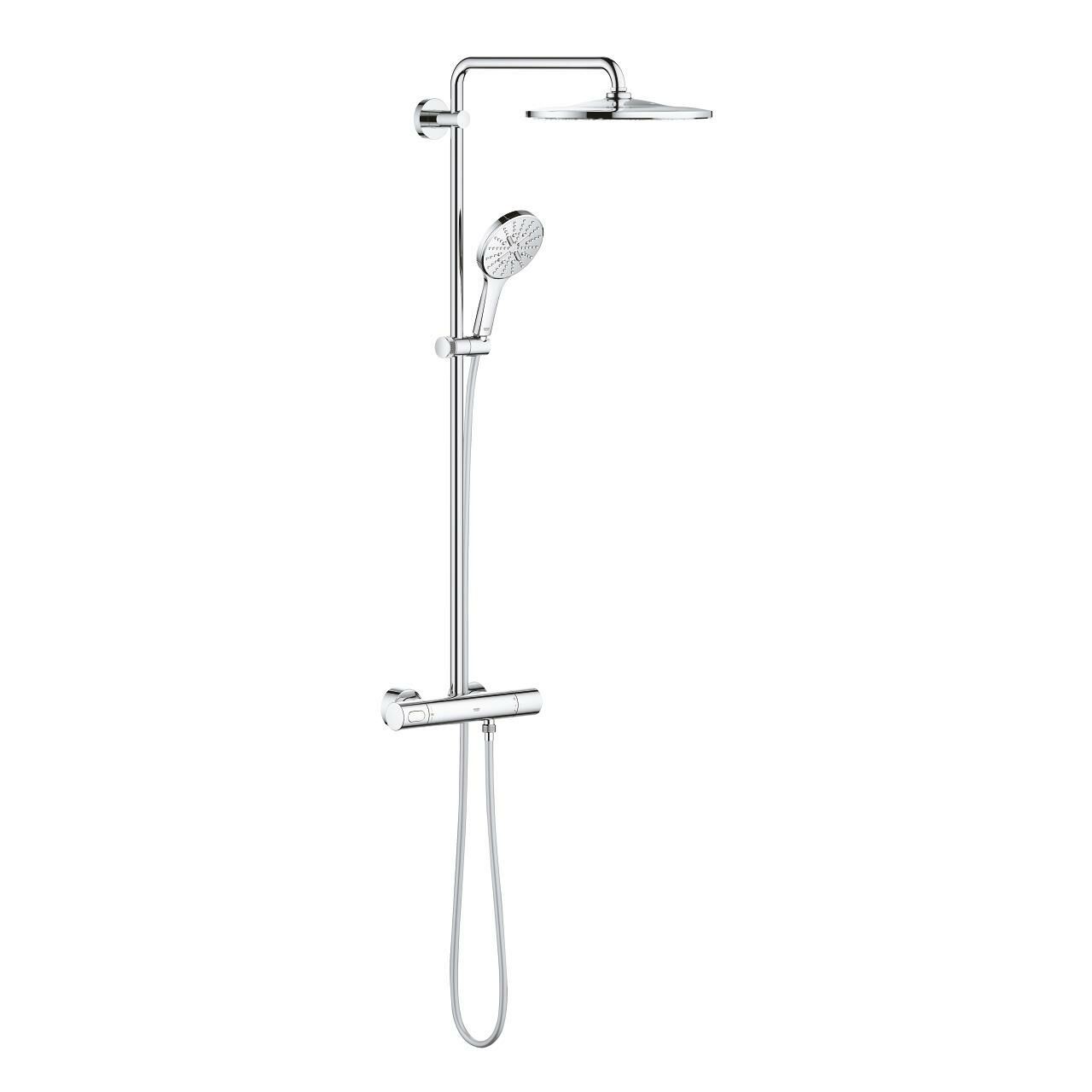 Grohe Rainshower Smartactive 310 Duvara Monte Termostatik Bataryalı Duş Sistemi - 26648000