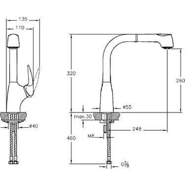 Artema V3 Pull-Out Eviye Bataryası A42151