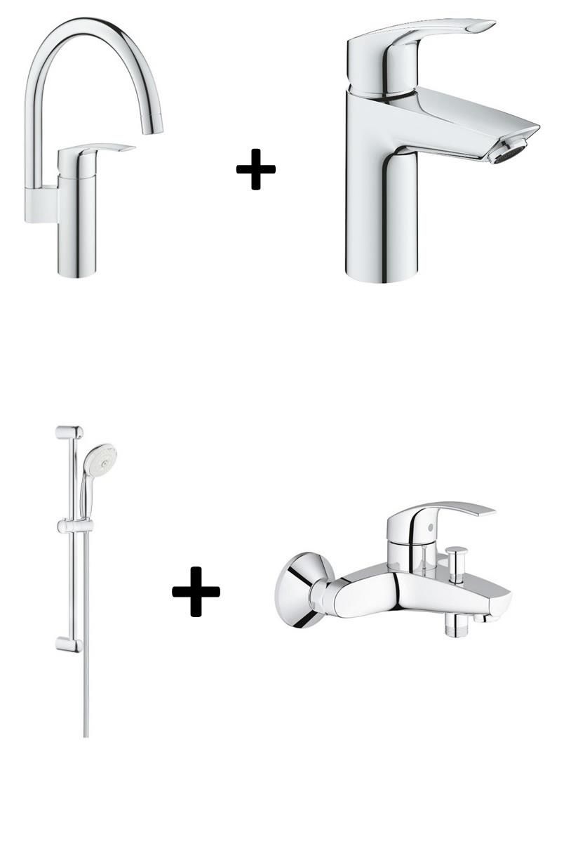 Grohe Eurosmart Batarya 4'lü Set - 33202003Set