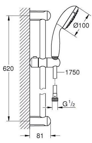 Grohe Eurosmart Batarya 4'lü Set - 33202003Set