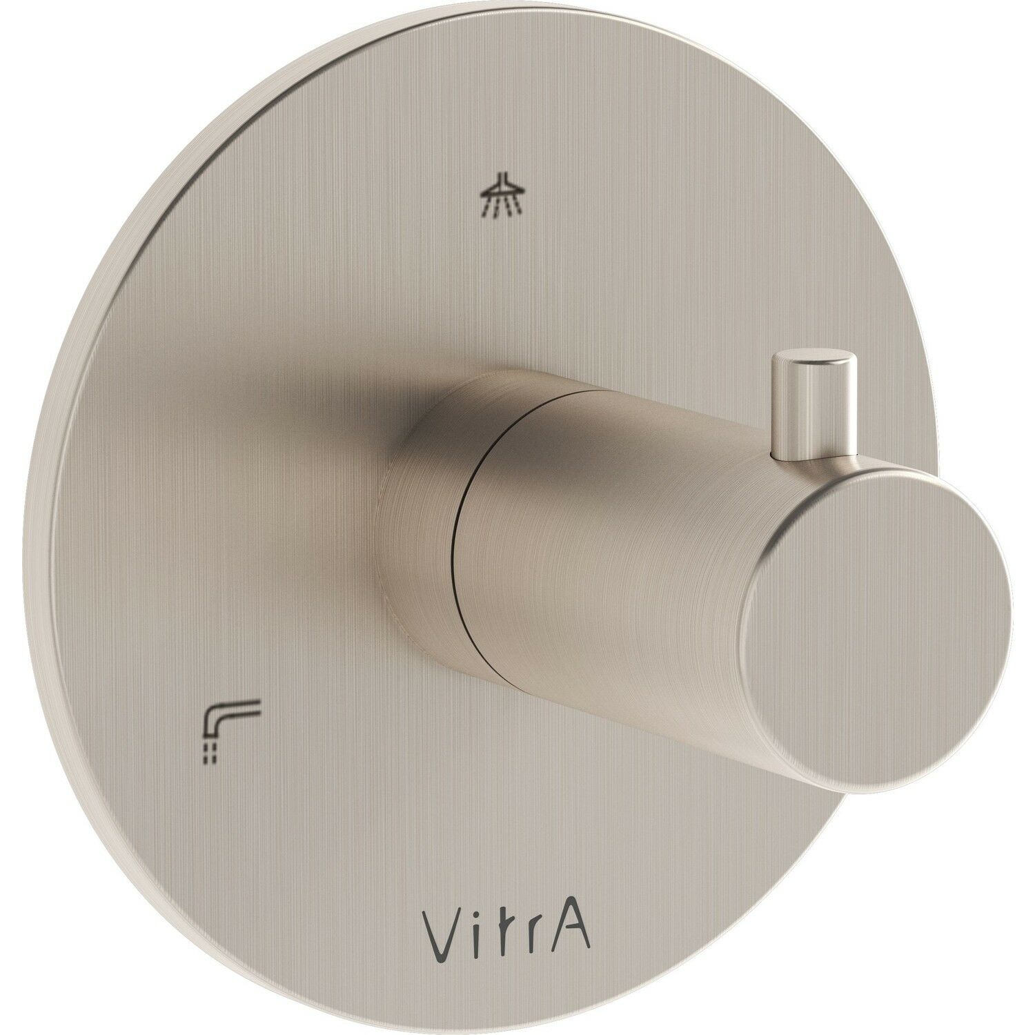 VitrA Origin A4262434 Ankastre 3 Kollu Yönlendirici Fırçalı Nikel