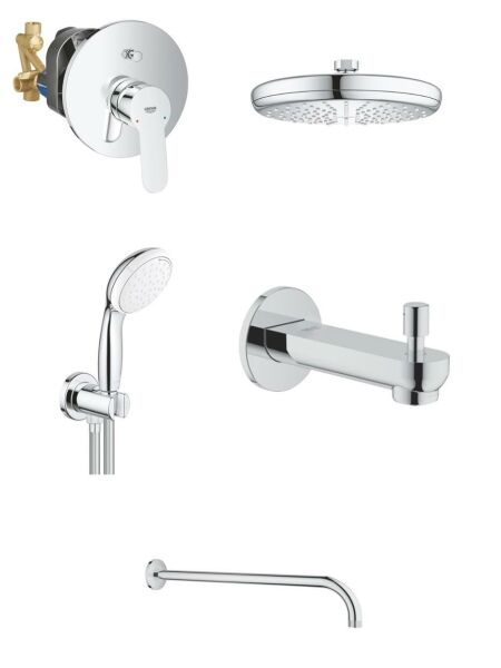 Grohe Bau Ankastre Gagalı Set - 29079000SET1