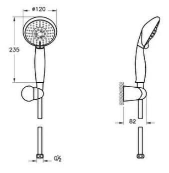 Artema Root Square Ankastre Banyo Seti - A42752SET1