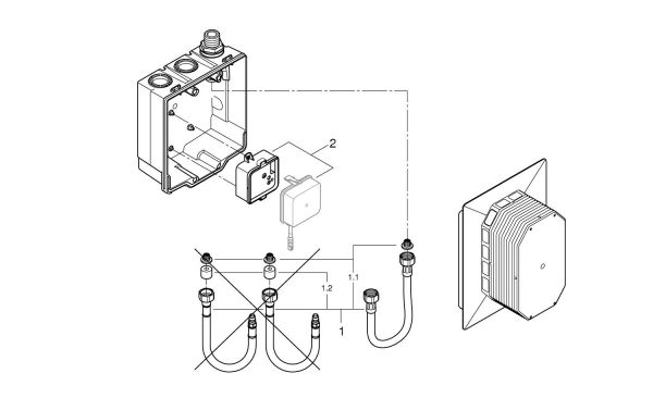 Grohe Eurosmart Cosmopolitan E Ankastre Montaj Kutusu - 36337000