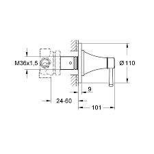 Grohe Grandera 5 Yollu Yön Değiştirici - 19942000