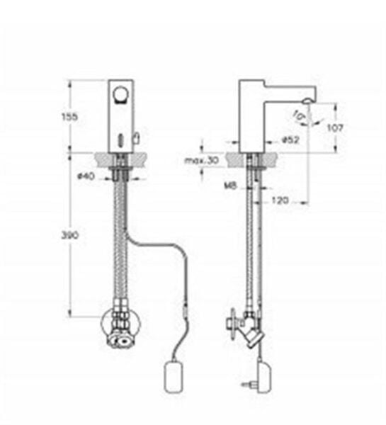 Artema AquaSee A47100STA Nature Fotoselli Lavabo Bataryası Krom