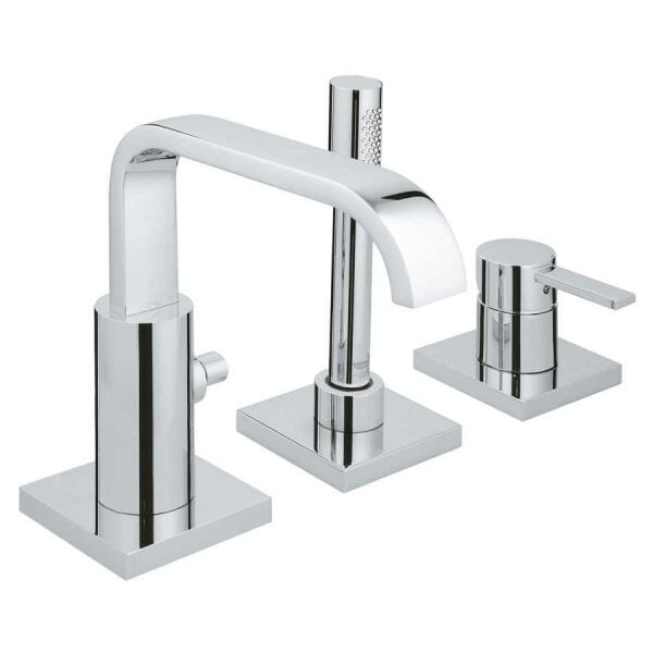 Grohe Allure 3 Delikli Tek Kumandalı Küvet Bataryası - 19316000