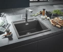 Grohe 700 Kuvars Kompozit Eviye 60 -C 56/51, Granit Gri Rengi - 31651At0