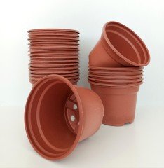 15 Adet Vakum Saksı 10,5X8 CM Ucuz Saksı Üretim Saksısı