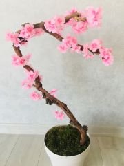 Yapay Çiçek 1 adet 40-80 cm RENK SEÇİNİZ Yapay Bitki Ağaç Bonsai Ağacı Bahar Dalı