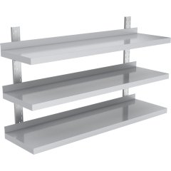 DUVAR RAFI AYARLANABİLİR DEMONTE 3 KATLI 1600*300