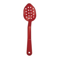 POLİKARBON SERVİS KAŞIK DELİKLİ 29 CM KIRMIZI