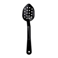 POLİKARBON SERVİS KAŞIK DELİKLİ 29 CM SİYAH