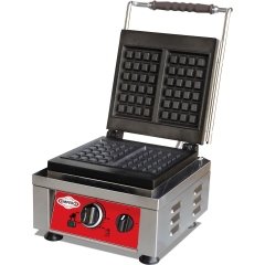 TEK KAPAKLI WAFFLE MAKİNESİ KARE-10