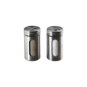 PEROTTİ METAL TUZLUK BİBERLİK 2'Lİ 125 ML