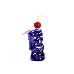 CERAMIC TIKI MUG 8*H:17,5350 CC LACİVERT