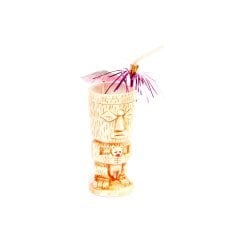 CERAMIC TIKI MUG 8*H:18,5310 CC TURUNCU